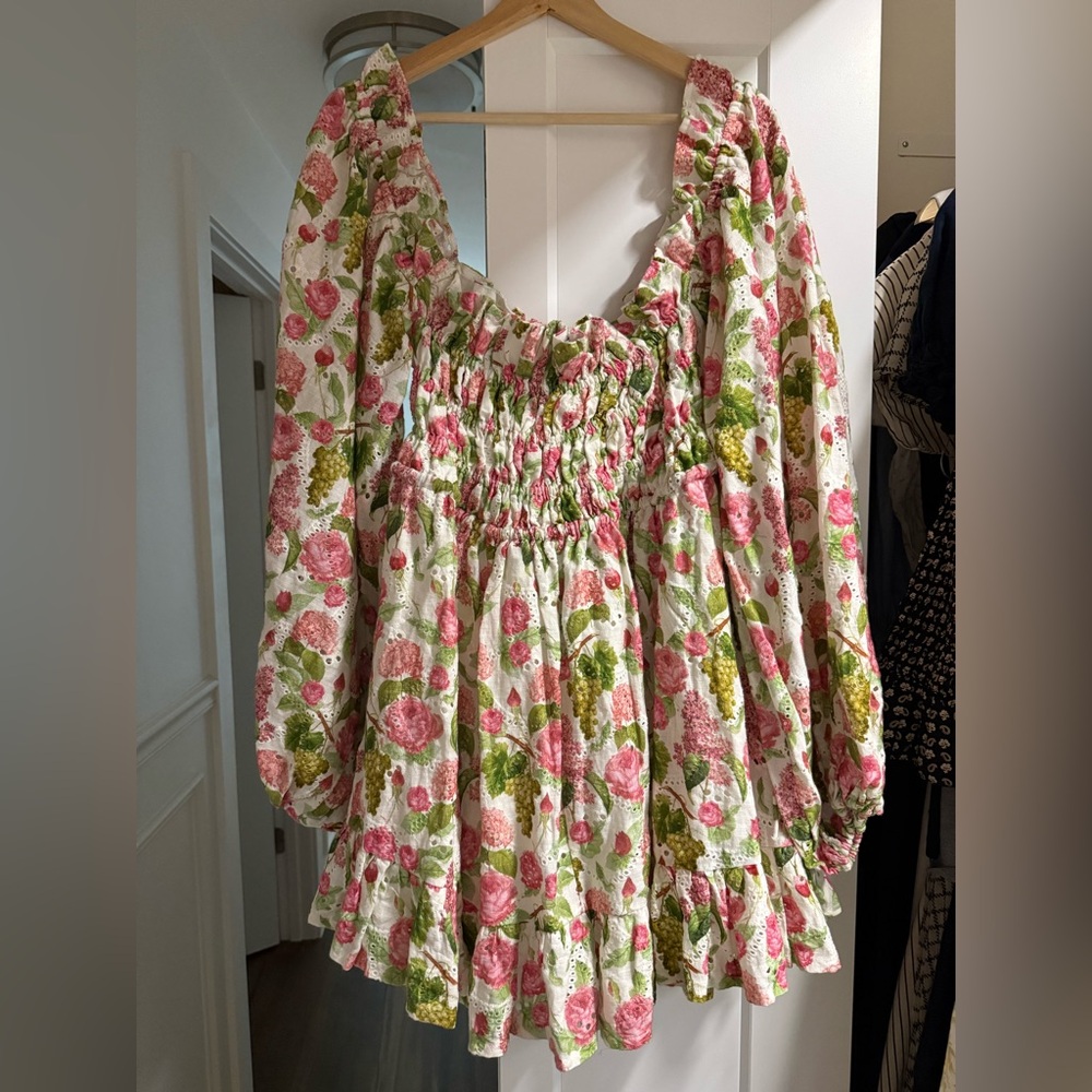 Palm Noosa Milky Way Dress in Pink Blooms